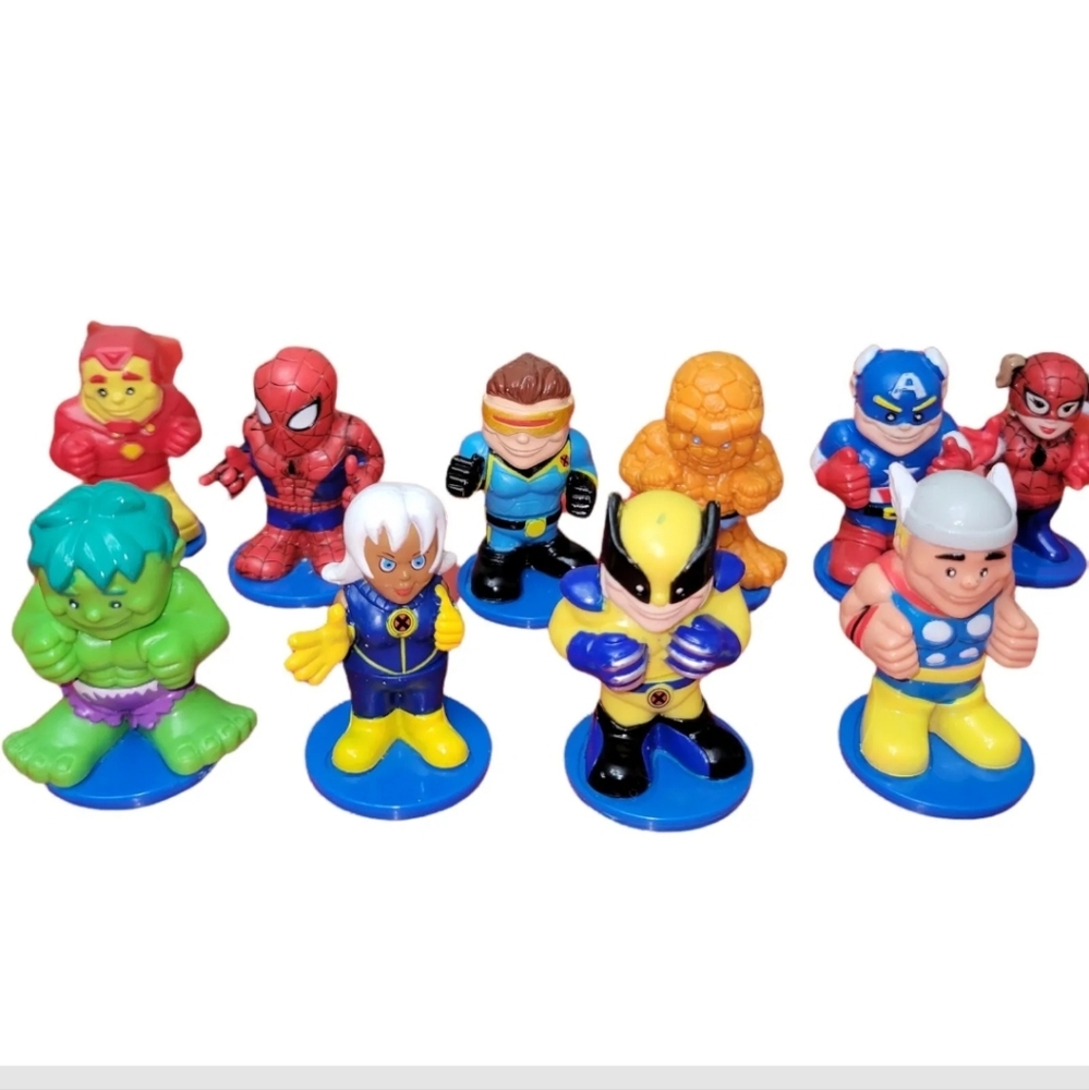 Marvel 2007 Super Heros 10 Complete Characters Playset Cake Top Replacement